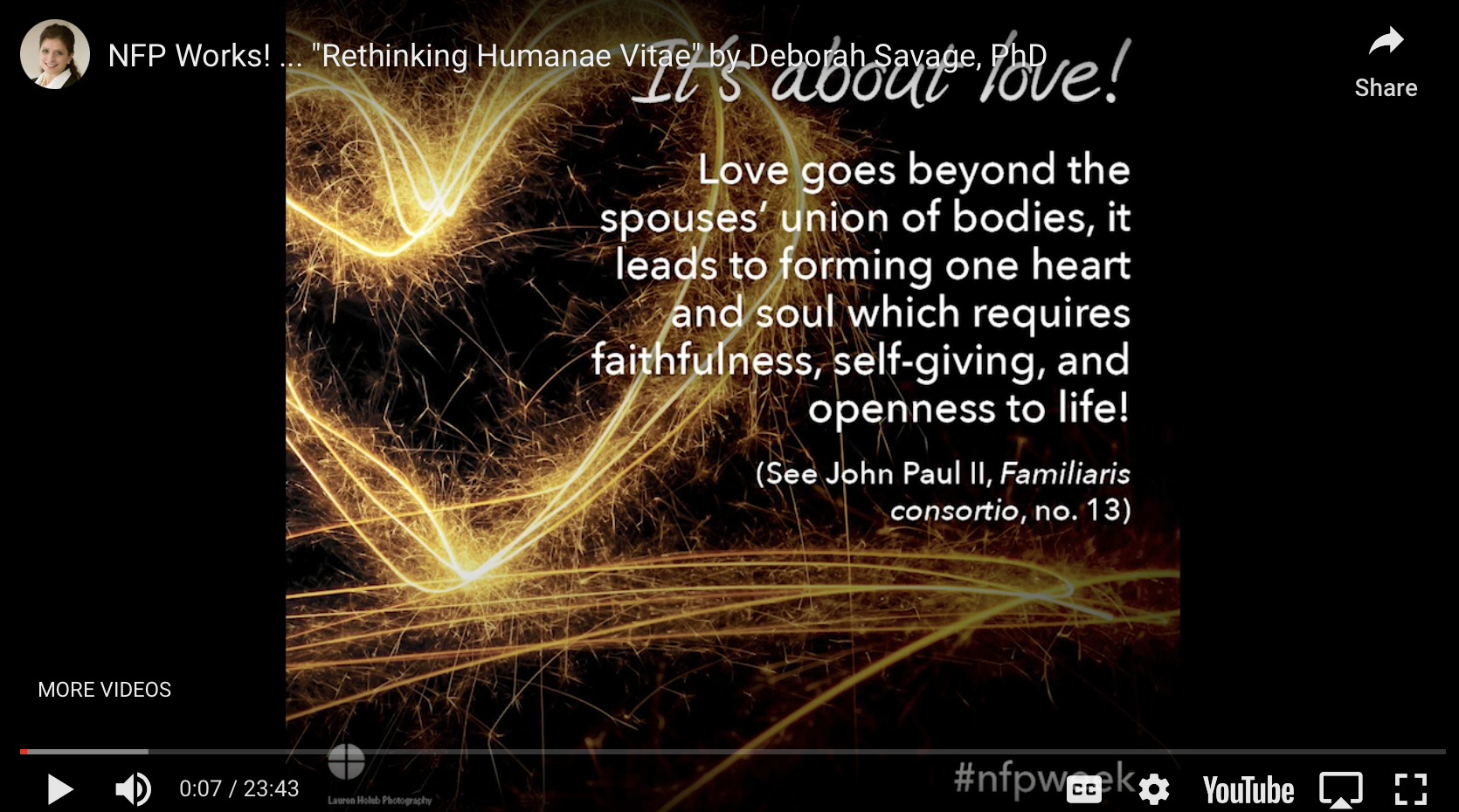 Rethinking Humanae Vitae